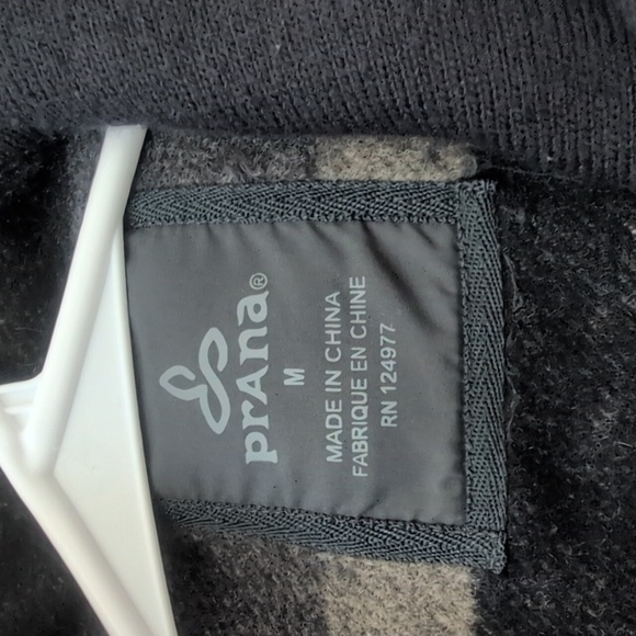 Prana Lily Jacket Medium Wool Blend Striped Full Zip W2LILY314 - Picture 7 of 8